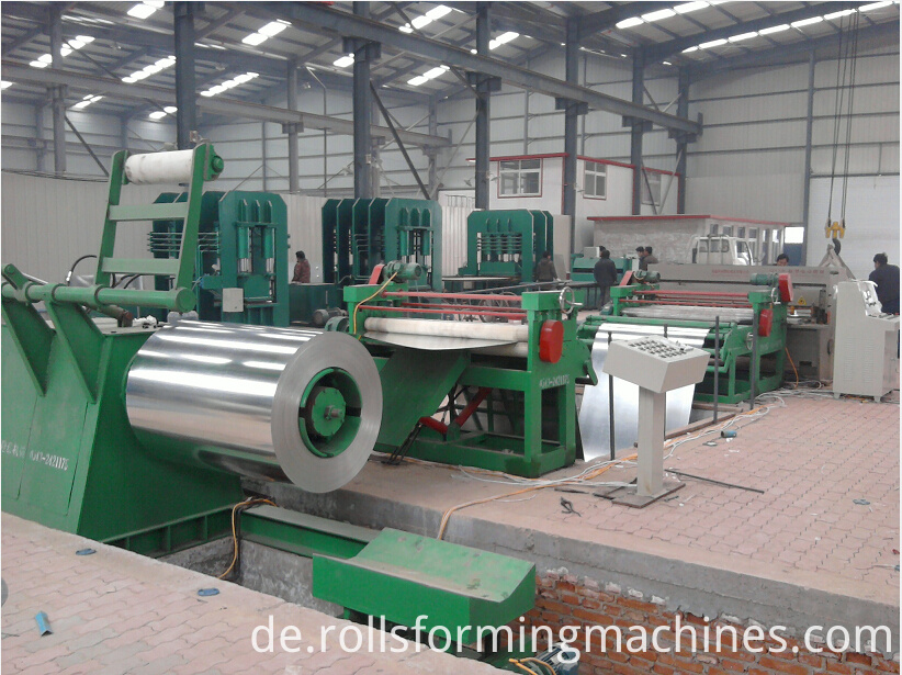 Nivellier- und Spulenteil leveling and coil part